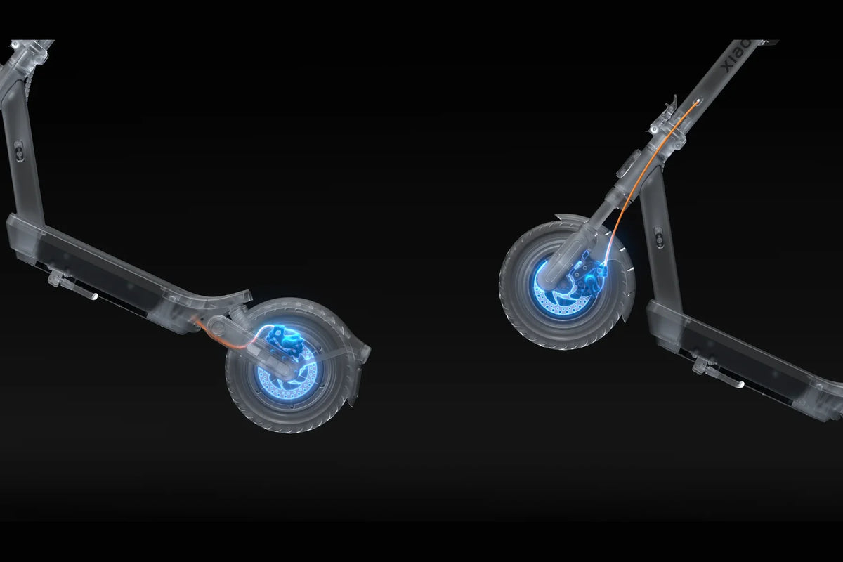 Schijfremmen voor en achter op de Xiaomi Electric Scooter 6 Max