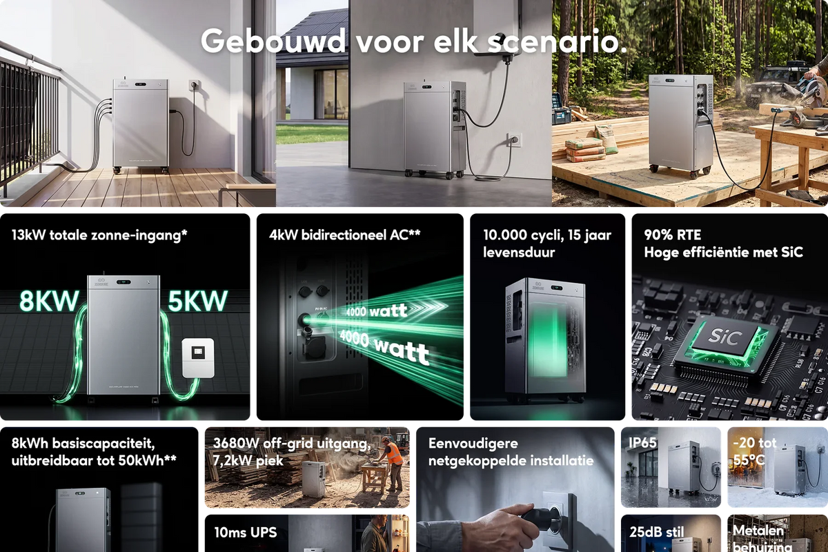 Energiebeheer via de Zendure app op je telefoon
