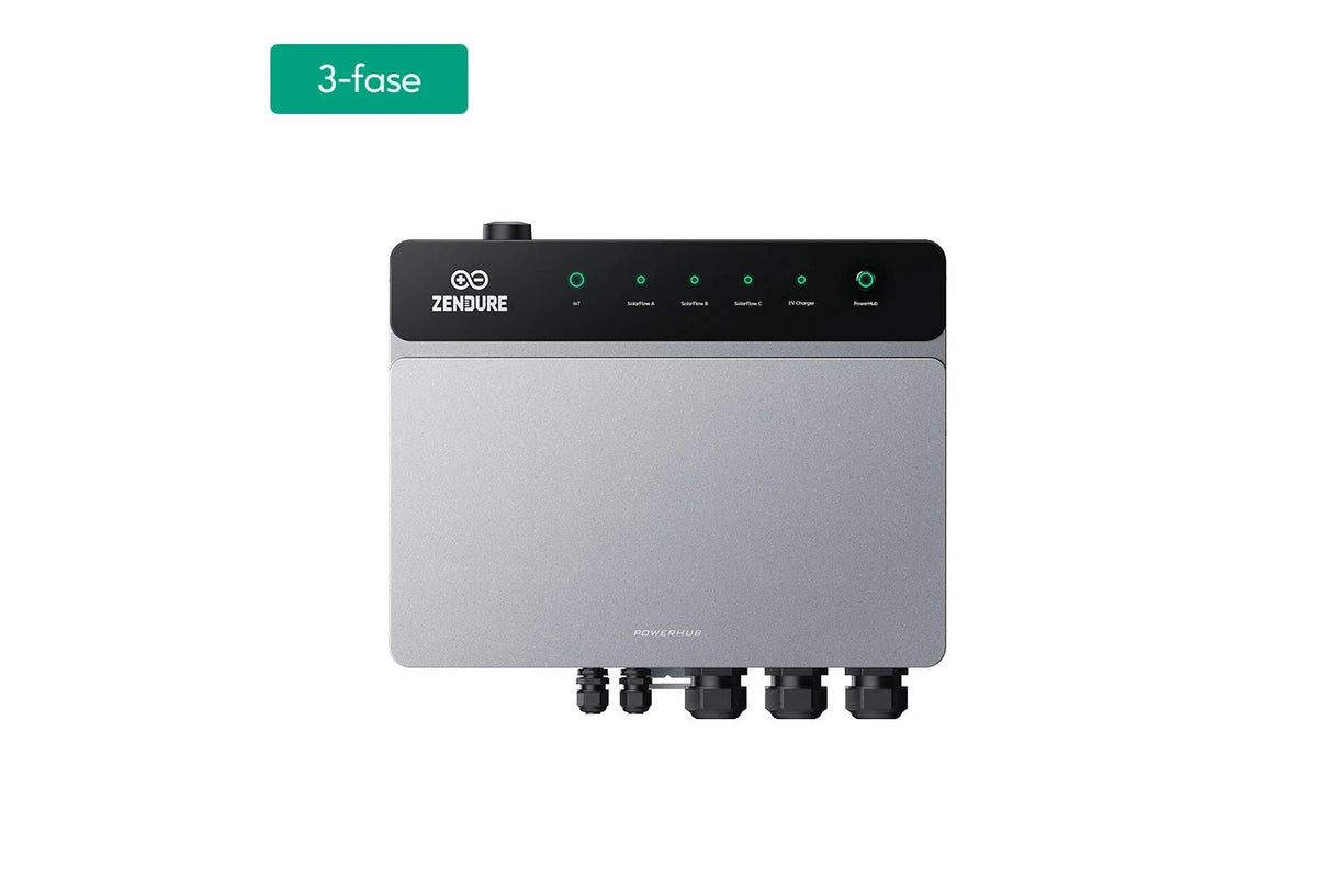 Vooraanzicht van de Zendure SolarFlow PowerHub