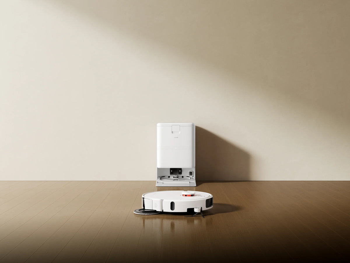 Xiaomi Robot Vacuum H50 Pro met zelfreinigend dock in de woonkamer
