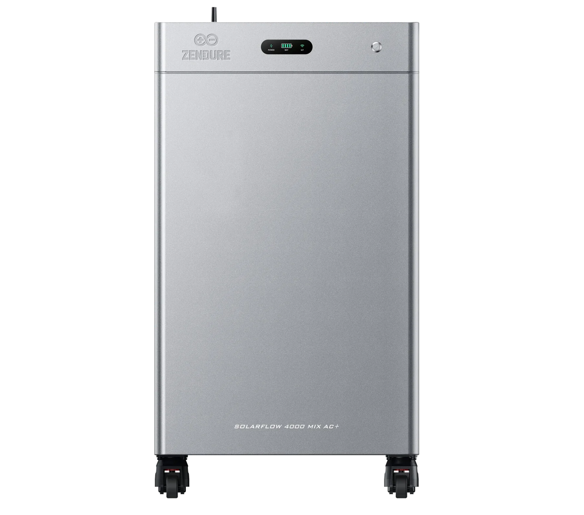 Vooraanzicht van de Zendure SolarFlow 4000 Mix AC+ op witte achtergrond