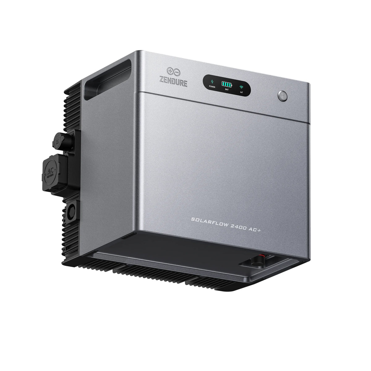 Zendure SolarFlow 2400 AC+ schuin van links