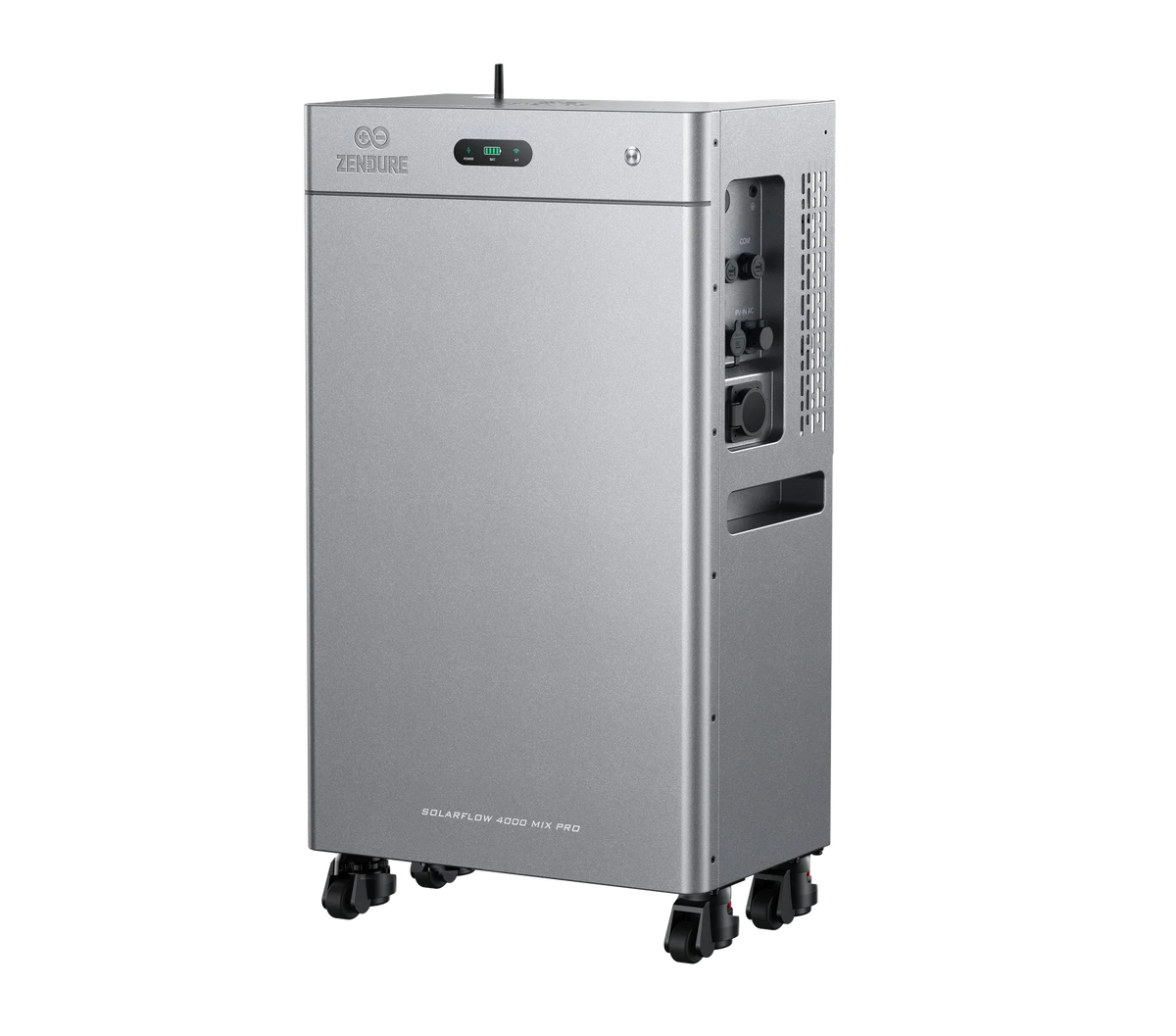 Zijaanzicht rechts van de Zendure SolarFlow 4000 Mix Pro