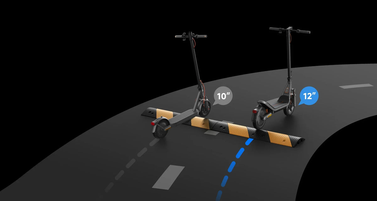 Verhoogde ashoogte van de Xiaomi Electric Scooter 6 voor meer bodemvrijheid