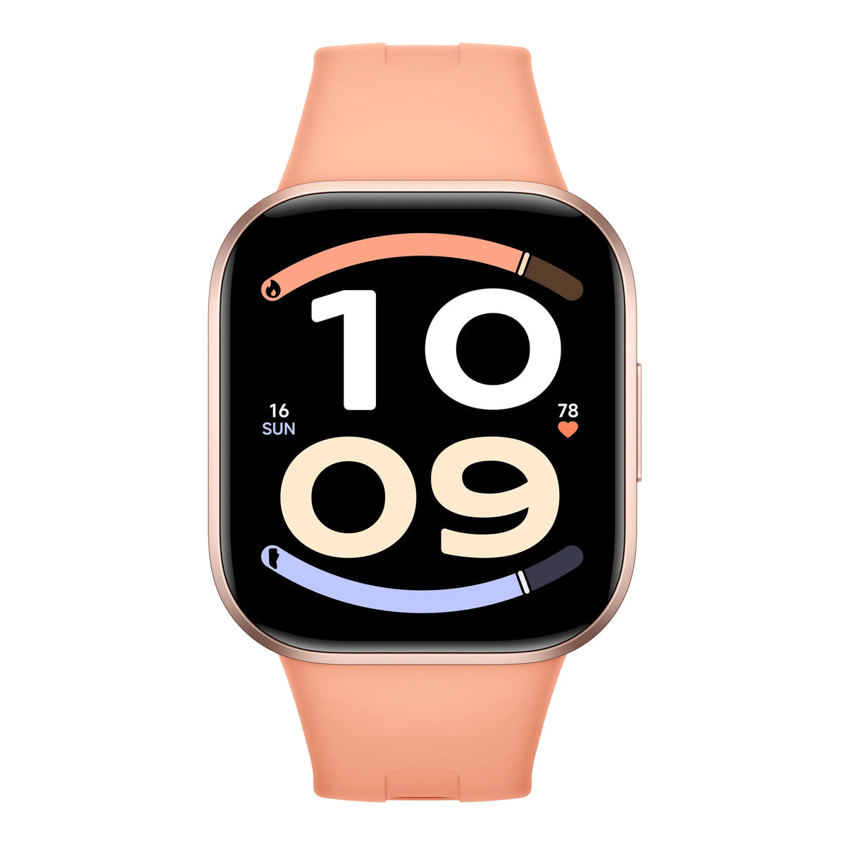 Xiaomi Redmi Watch 6 Active in Sunset Orange recht van voren