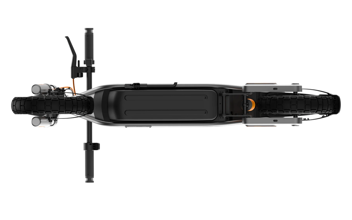 Xiaomi Electric Scooter 6 Pro van onderen met offroad chassis
