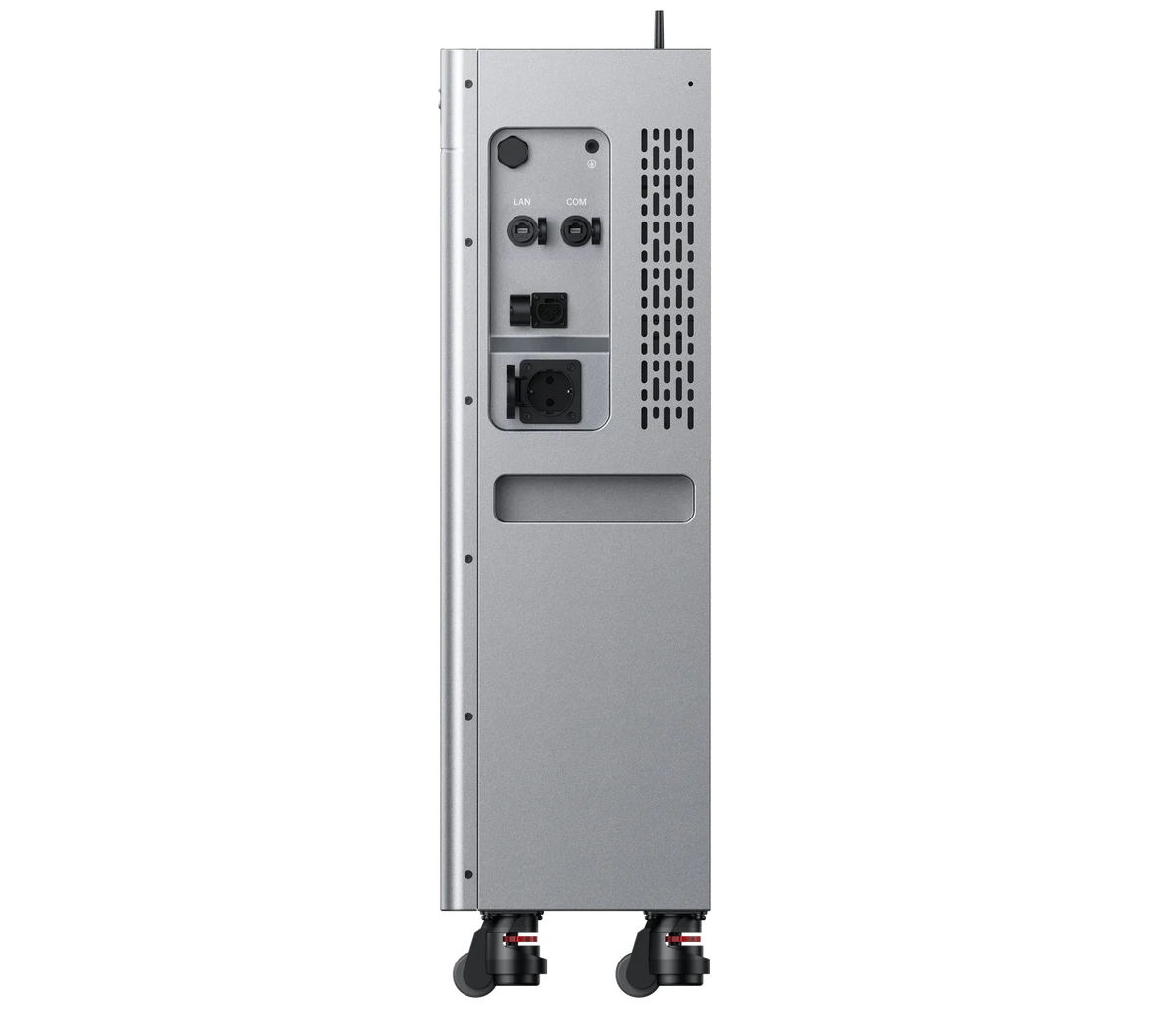 Geopende aansluitklep van de Zendure SolarFlow 3000 Mix AC+