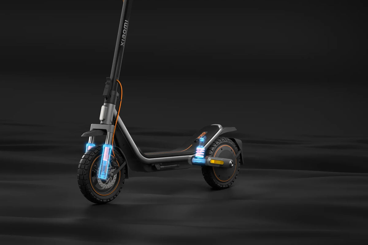 Vering voor en achter op de Xiaomi Electric Scooter 6 Pro