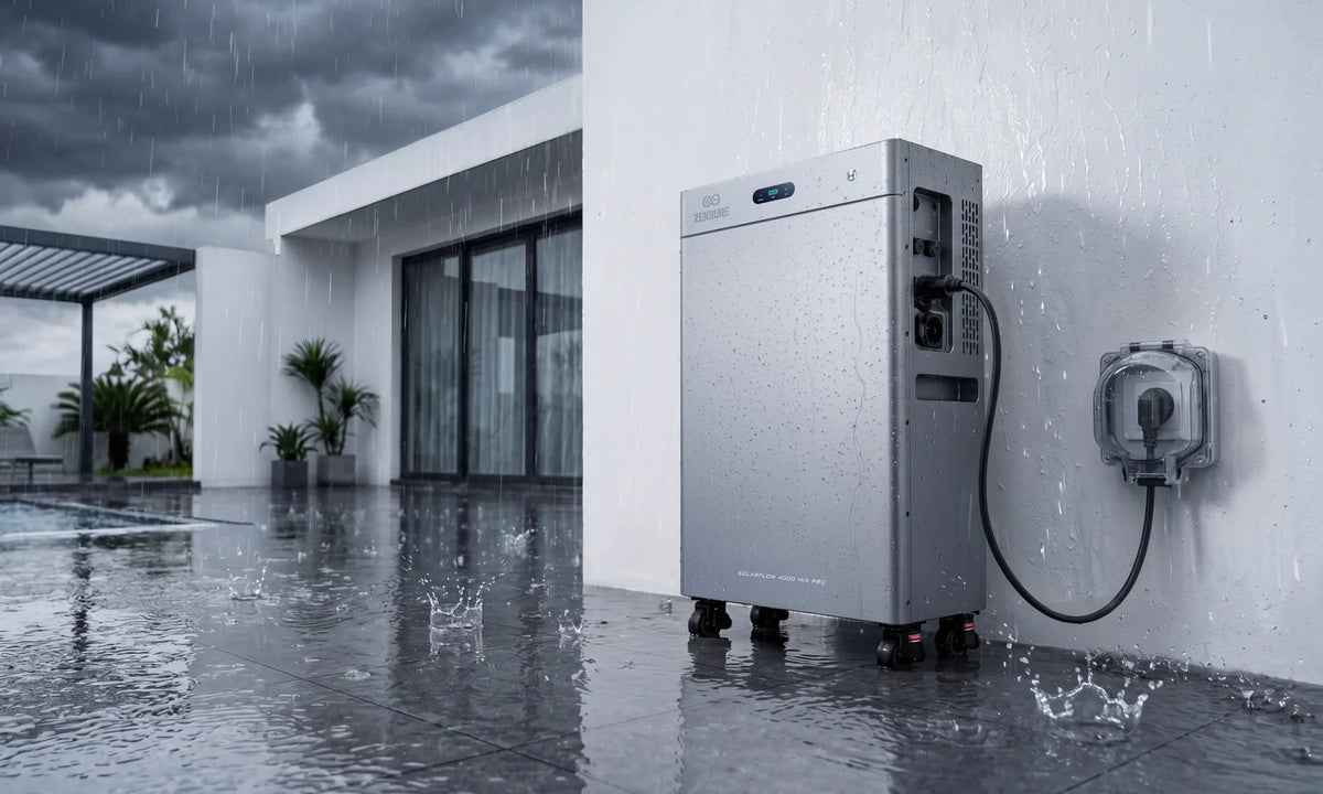 Zendure SolarFlow 4000 Mix Pro is IP65 stof en waterbestendig