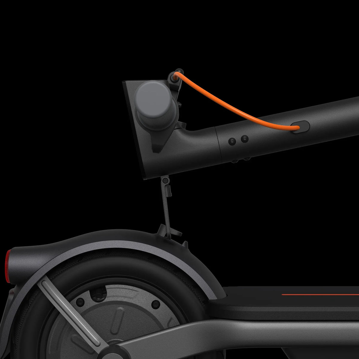 In drie stappen opvouwen van de Xiaomi Electric Scooter 6 Lite