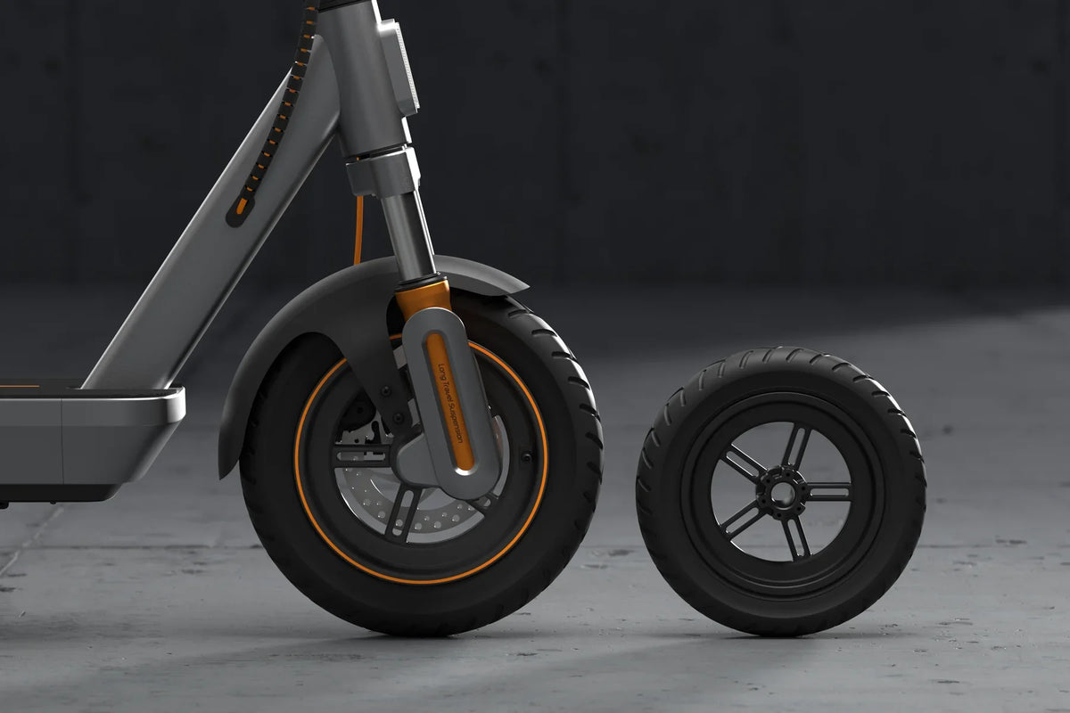 Banden van de Xiaomi Electric Scooter 6 Max met groter contactvlak voor meer grip