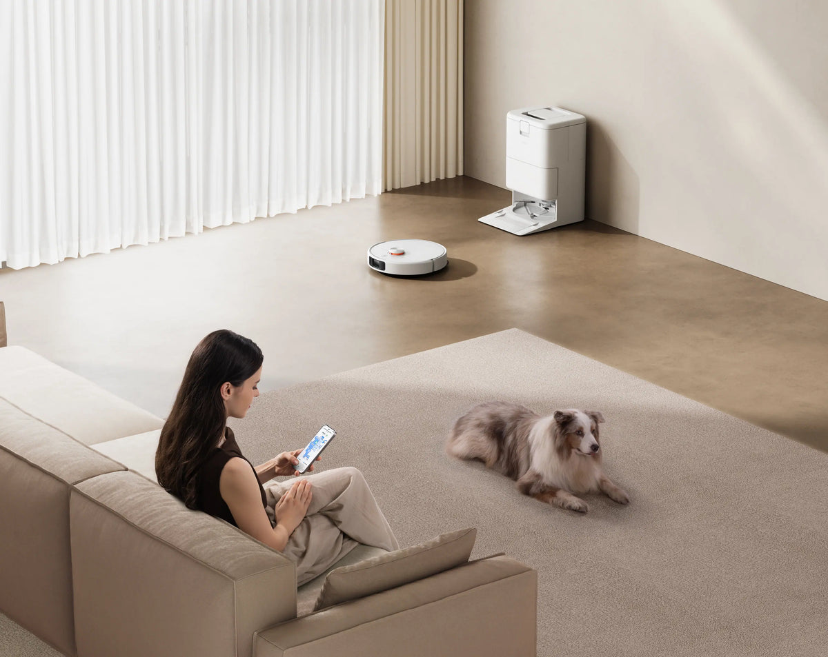 De Xiaomi Home app met kaarten en schema voor de H50 Pro