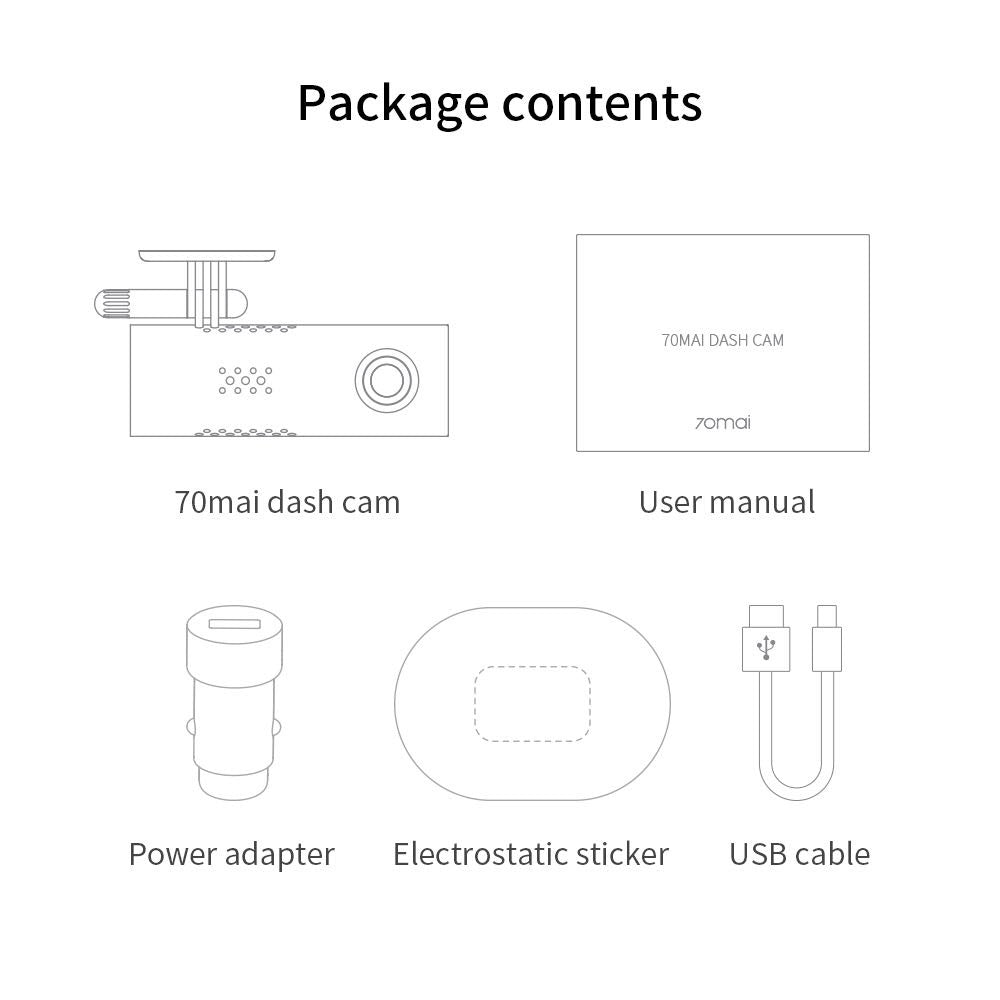 Xiaomi 70Mai 1S Dashcam Europese Versie