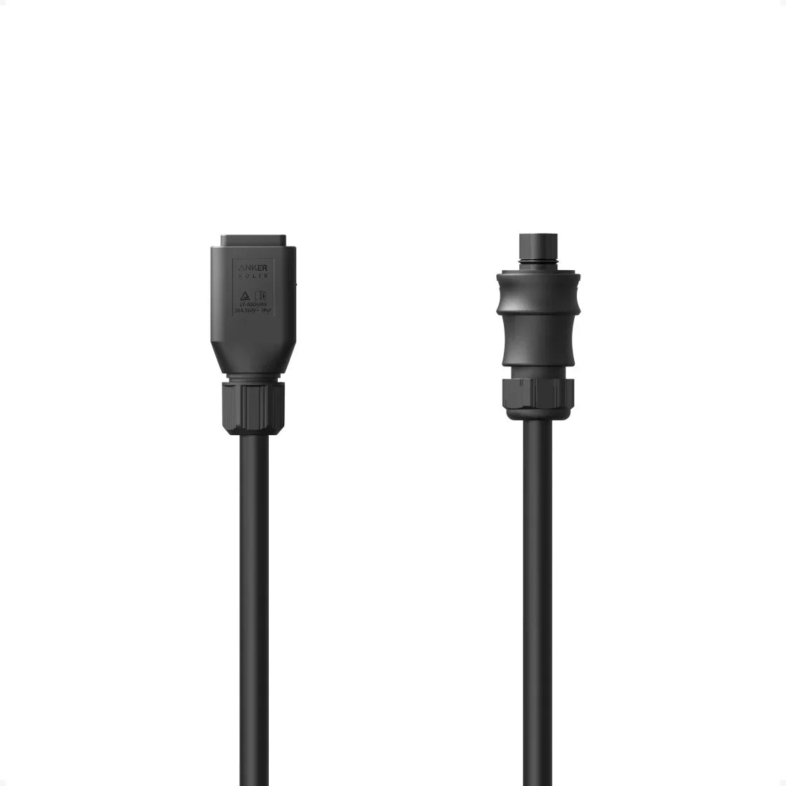 AC-kabel van 5 meter met vergrendelbare Wieland-stekker voor de Anker Solarbank. Tot 3680W, veilig en stevig aangesloten.
