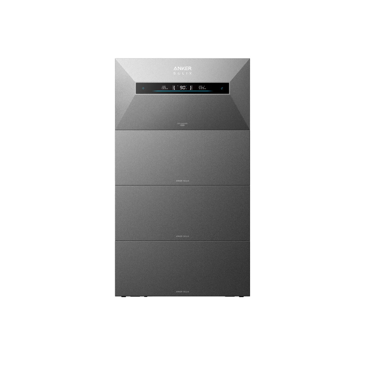 Anker SOLIX Solarbank Max AC met twee BP7000 uitbreidingsaccu's, samen 21 kWh