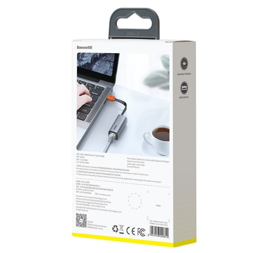 Baseus USB naar RJ45 LAN Ethernet Adapter