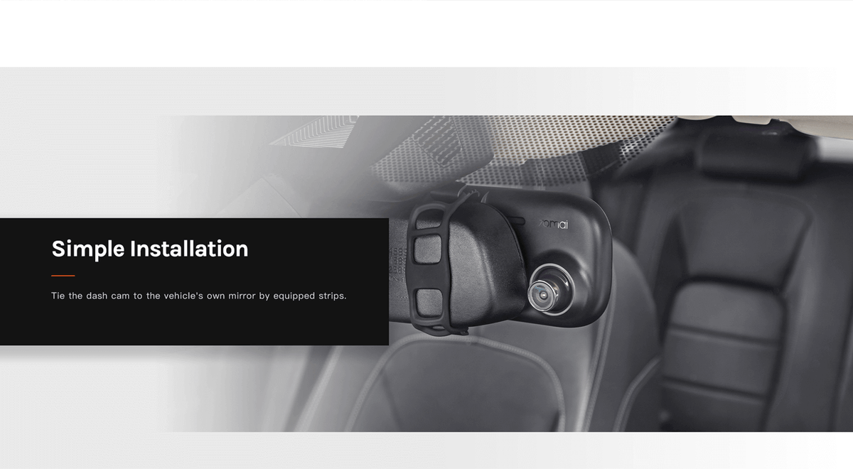 Xiaomi 70mai Rearview Mirror Dashcam