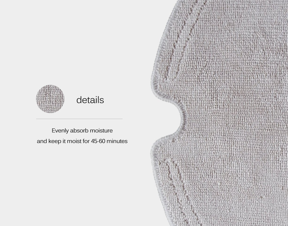 Originele Dweildoeken voor Xiaomi Roborock V1, S50, S55, S5 Max, S6 Robotstofzuiger (2 stuks)