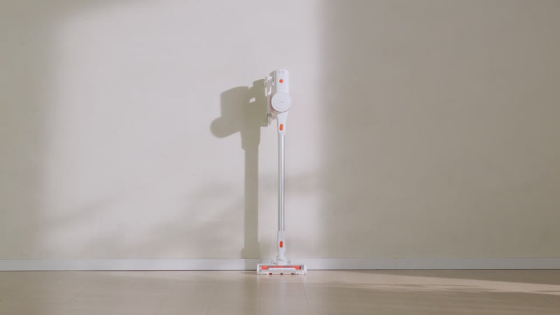 YouTube thumbnail: Xiaomi Vacuum G20 Lite robotstofzuiger met "BUDGET SMART" badge