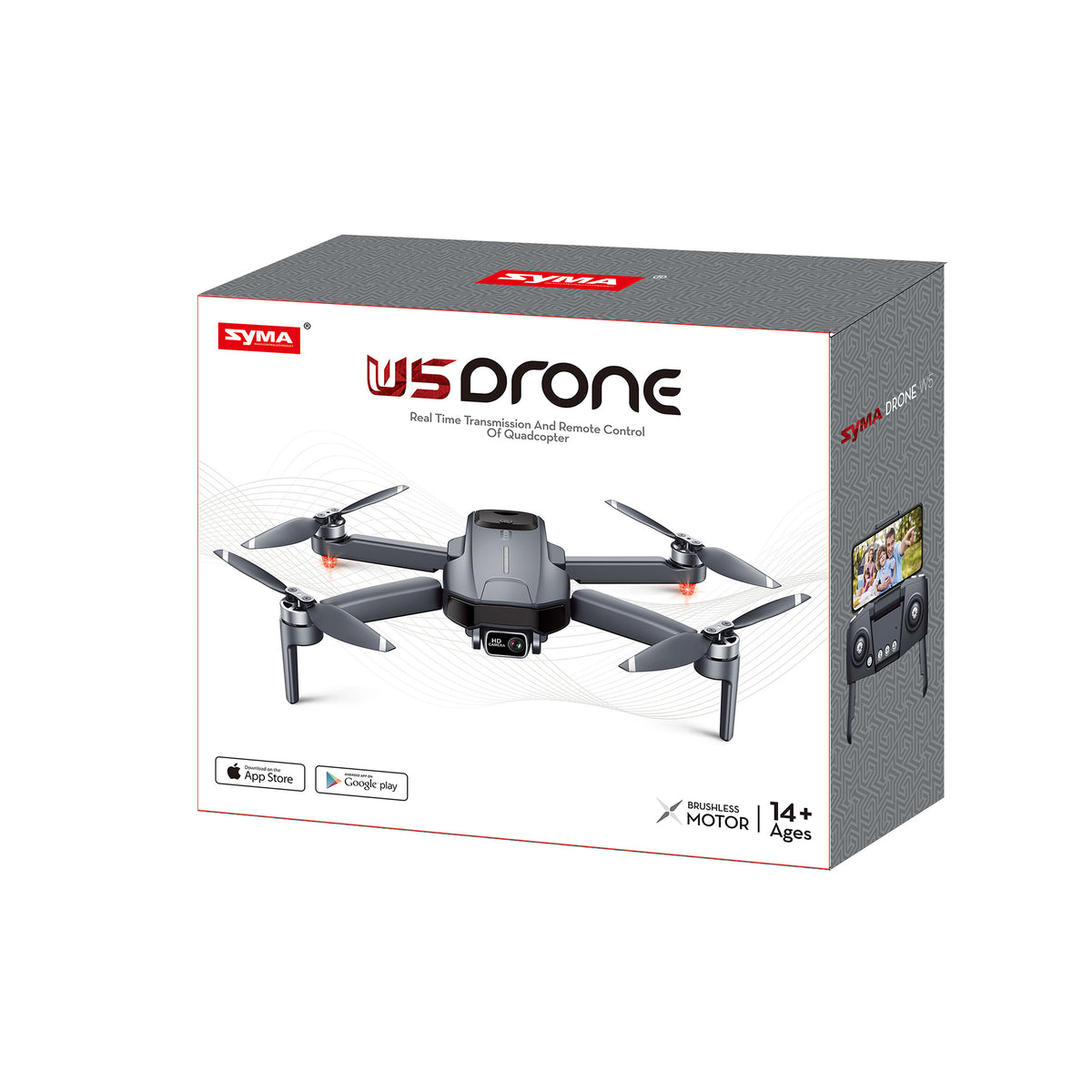 Drone Syma W5 avec caméra 4K et GPS