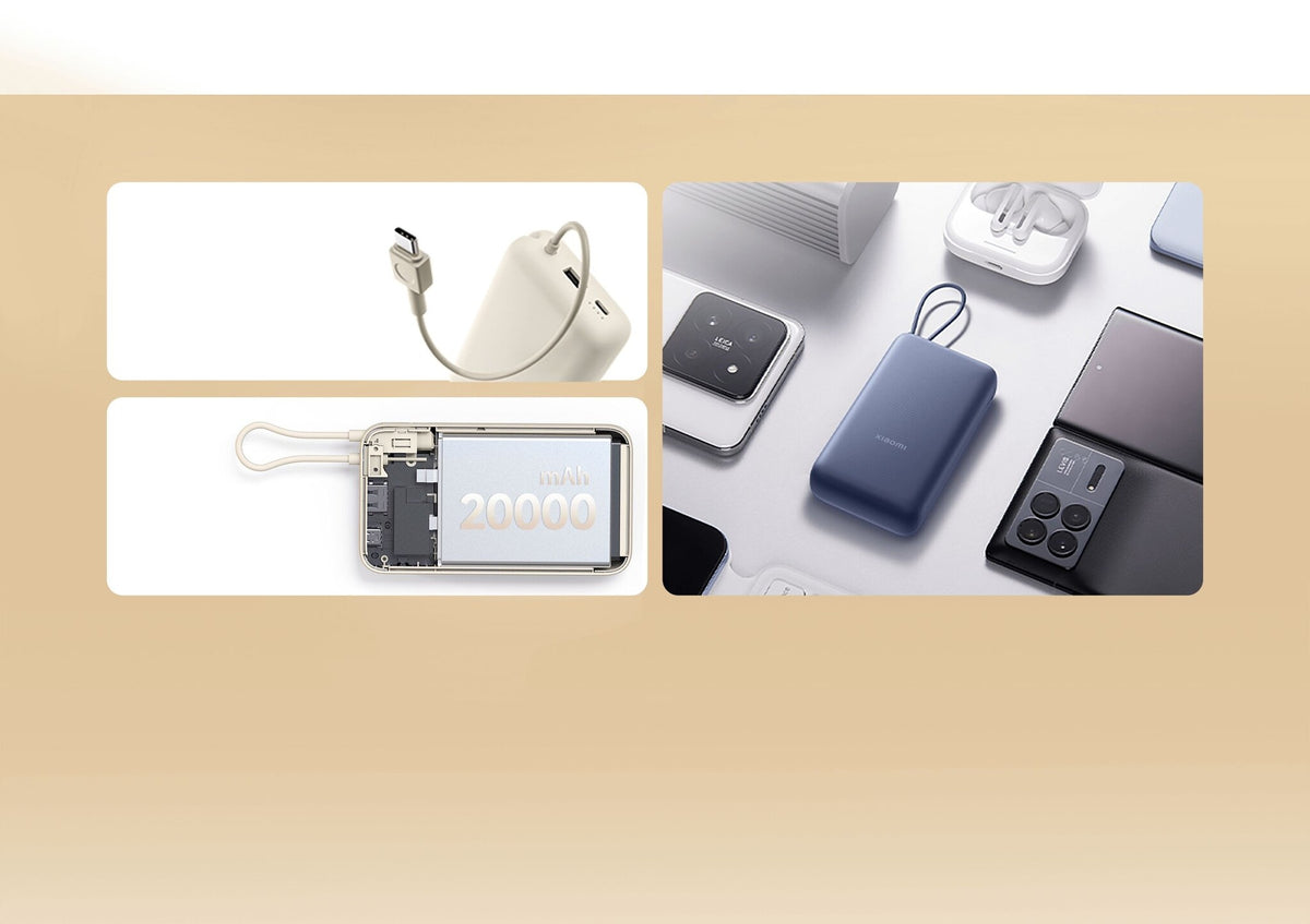 Xiaomi 33W Power Bank 20000mAh (Integrated Cable)