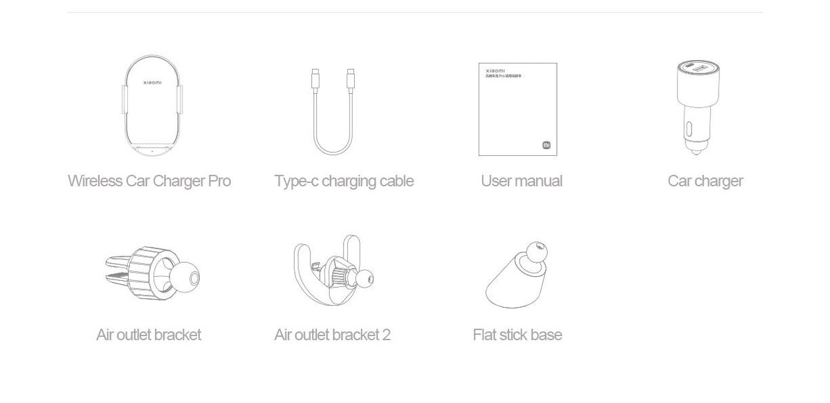 Xiaomi 50W Wireless Car Charger