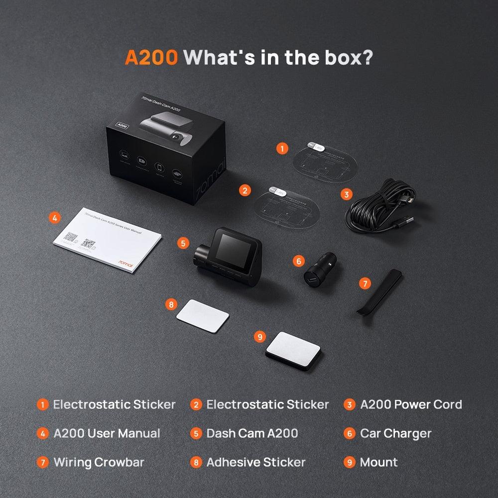 Xiaomi 70mai Dash Cam A200