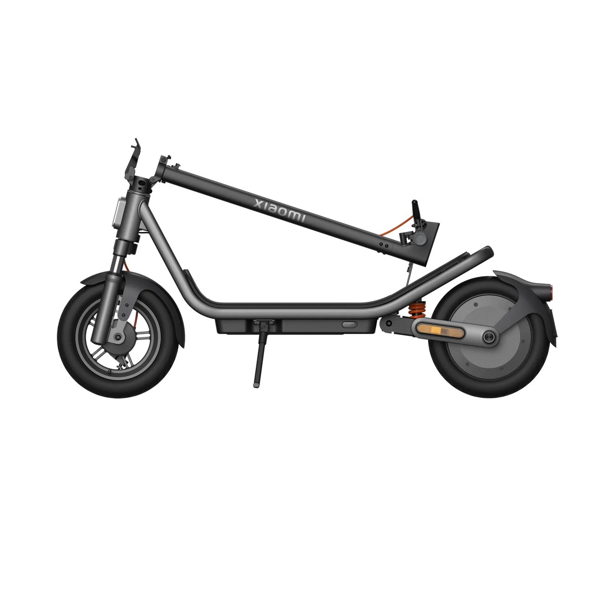 Xiaomi Electric Scooter 6 opgevouwen op witte achtergrond