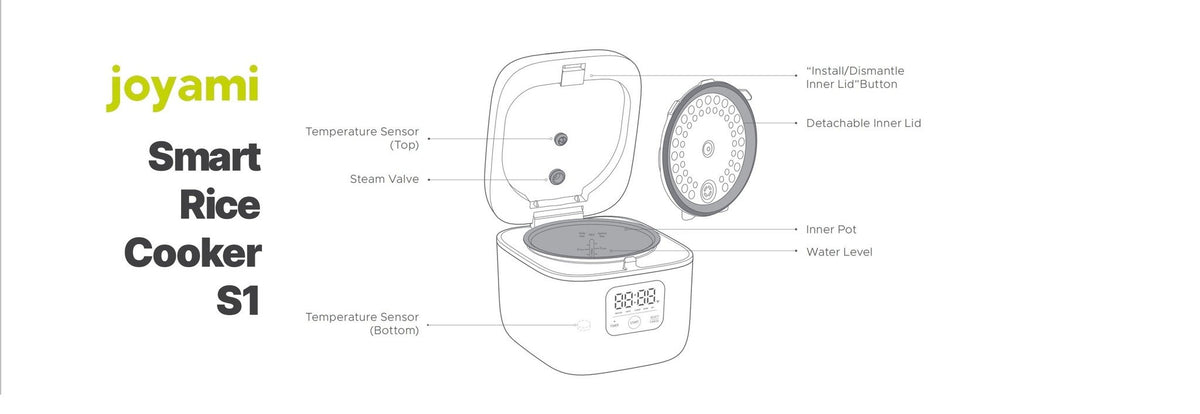 Xiaomi Joyami Reiskocher S1 0,8 L