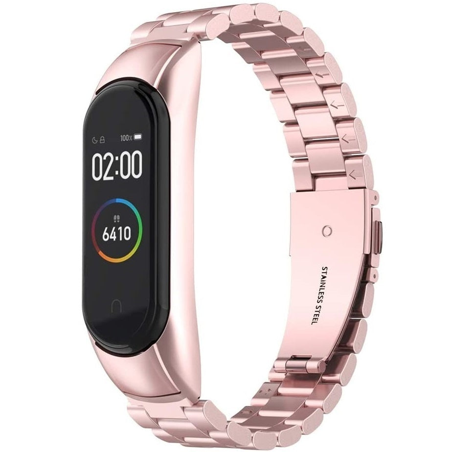 Bracelet à maillons en métal pour Xiaomi Mi Band 6