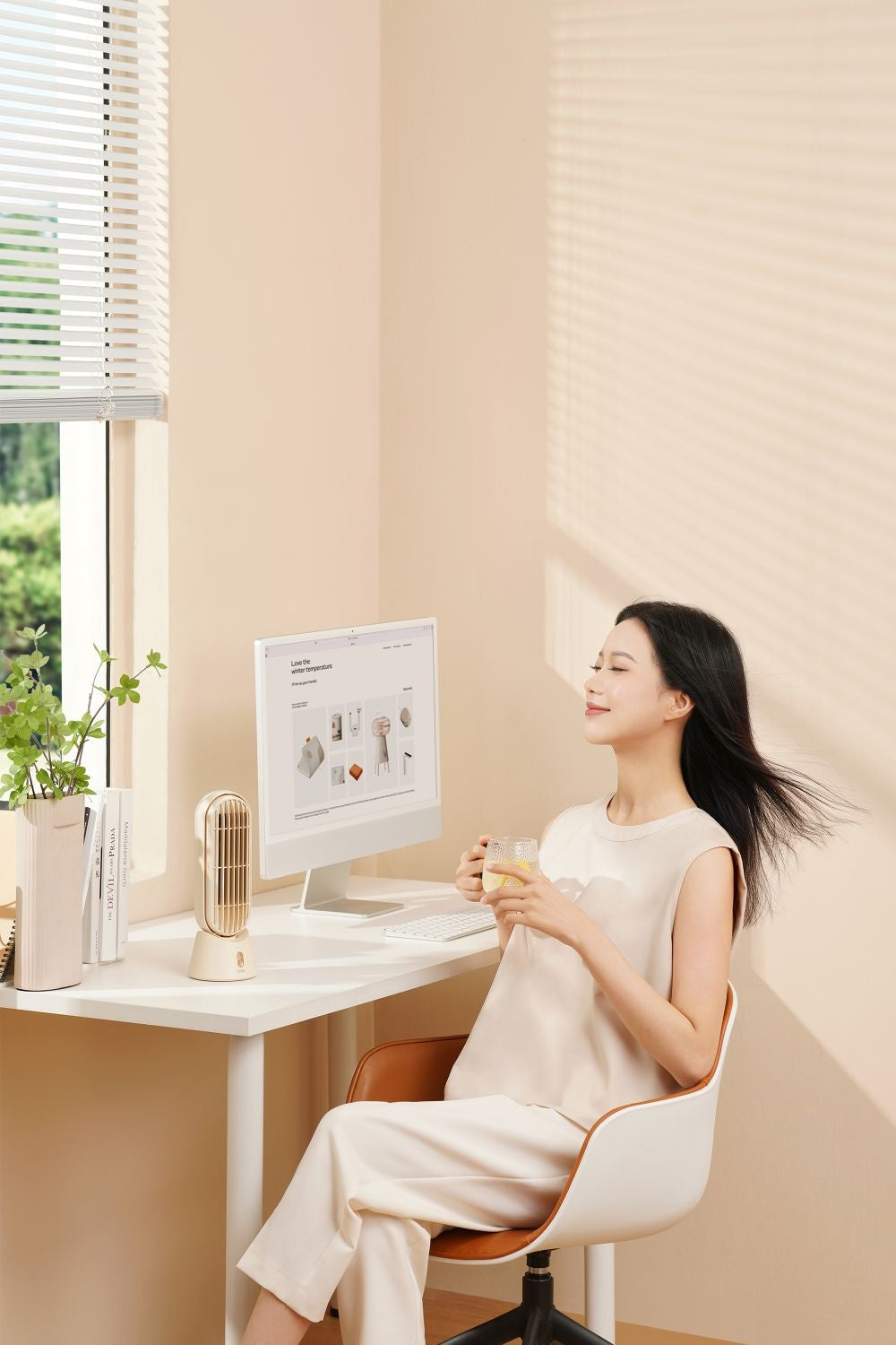 Xiaomi Sothing Desktop Tower Fan Standing Wind