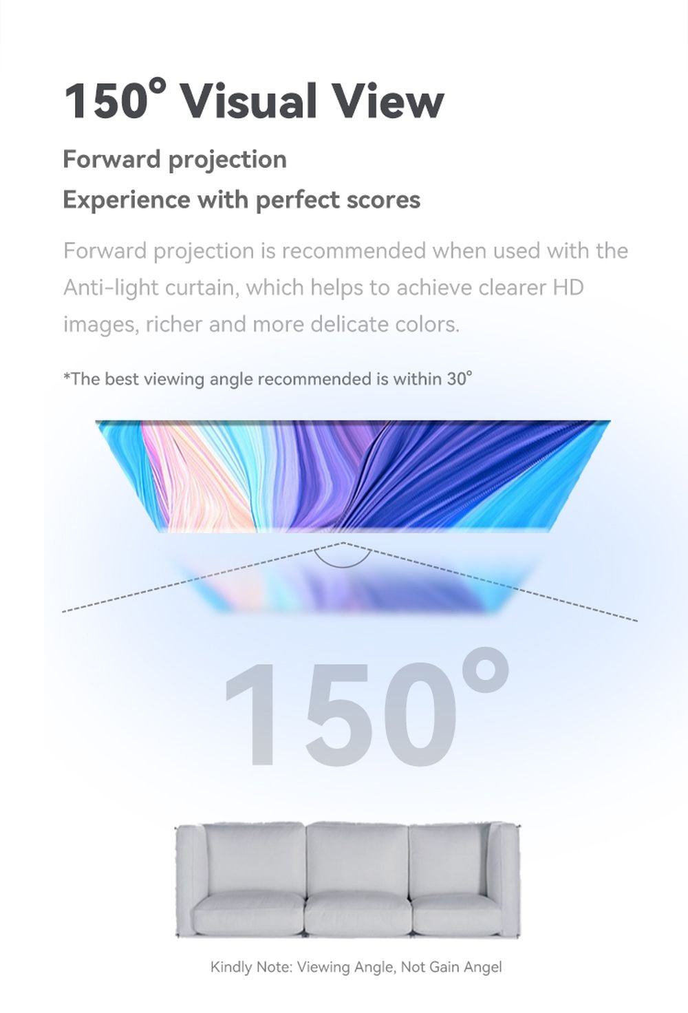 Xiaomi Wanbo Anti-Light Curtain Projectiescherm