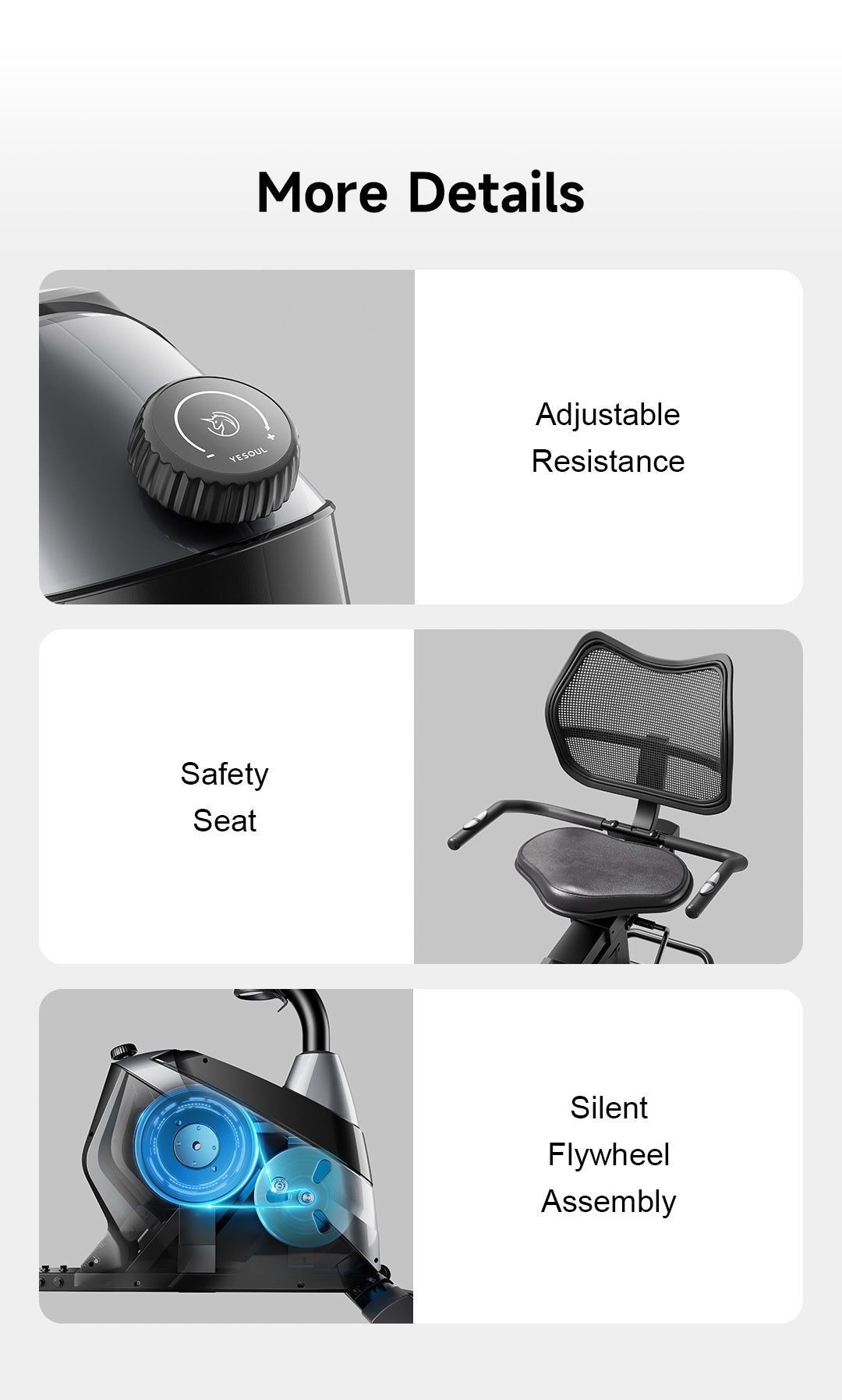 Xiaomi Yesoul Recumbent Hometrainer J1 Plus